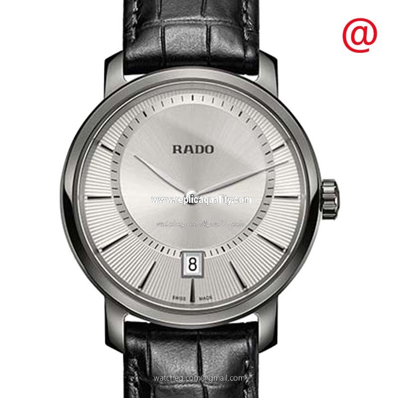 Rado DIAMASTER R14135106 Quartz Ceramic Silver