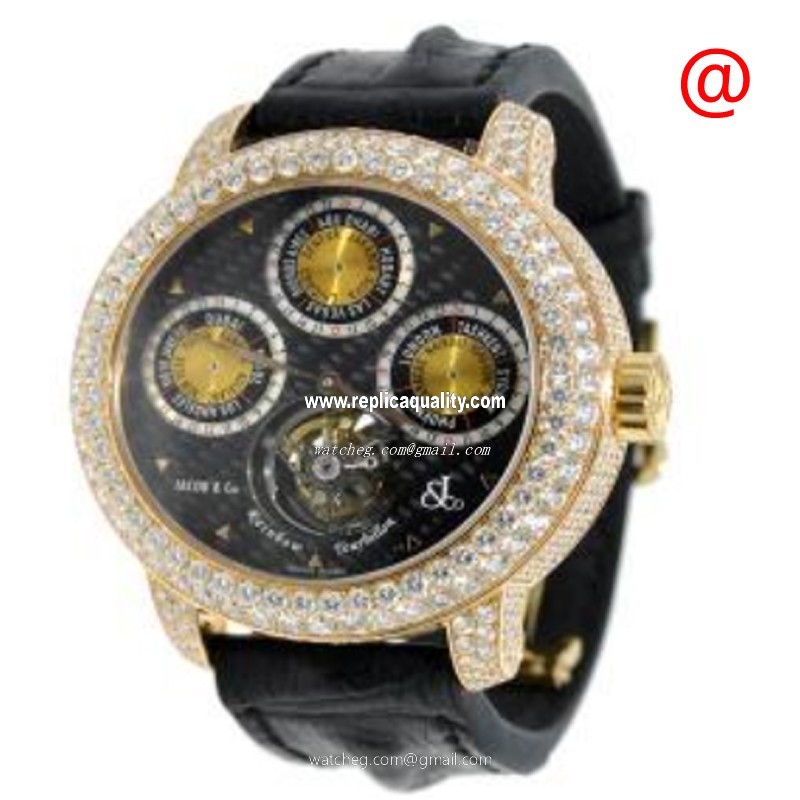 Jacob & Co R15RGDC Manual Wind 18kt Rose Gold & Diamonds Yellow
