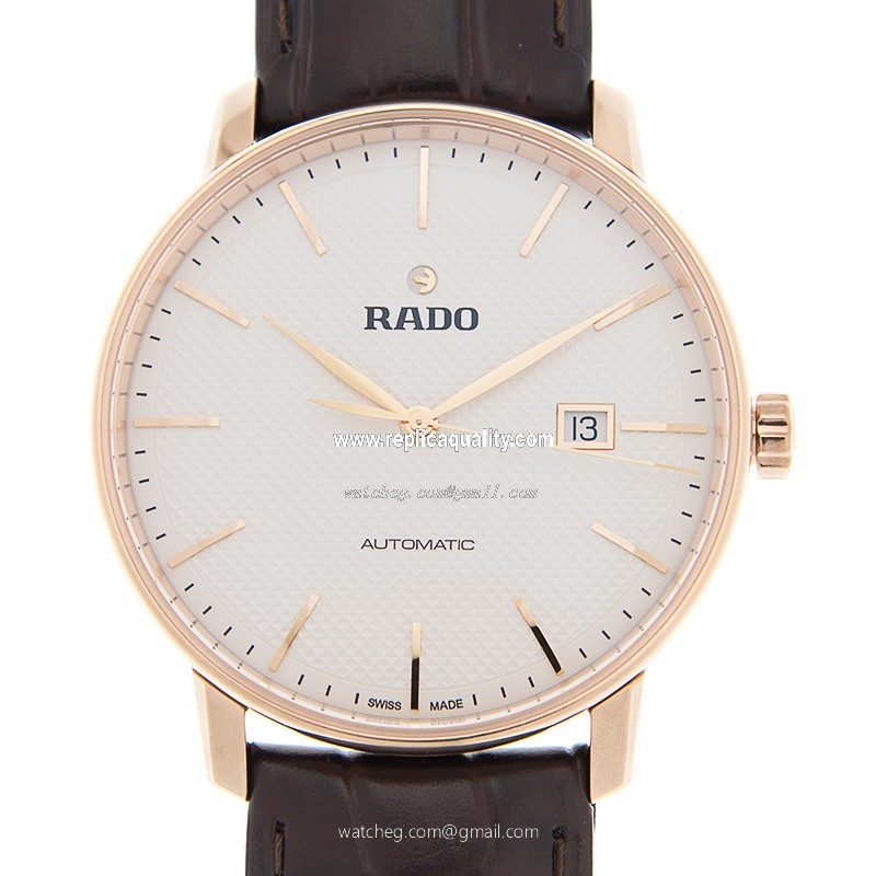 Rado COUPOLE CLASSIC R22877025 Automatic Gold-Plated & Stainless Steel White