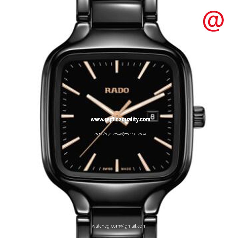 Rado TRUE SQUARE R27080162 Quartz Ceramic Black