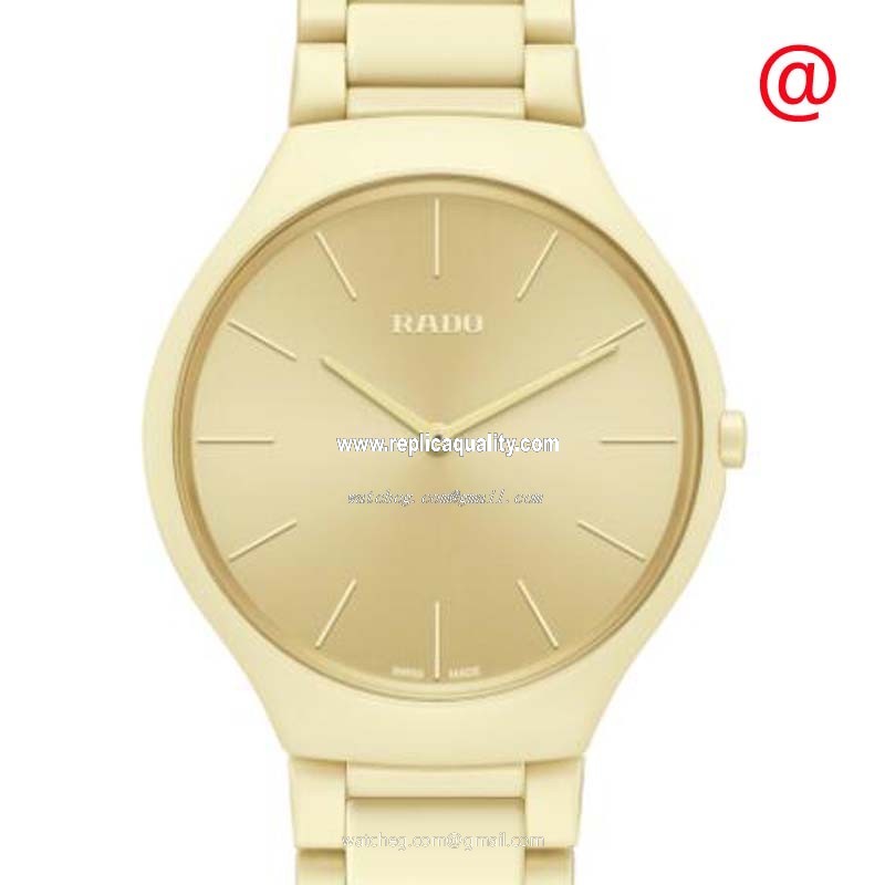Rado TRUE THINLINE R27090602 Quartz Ceramic Gold
