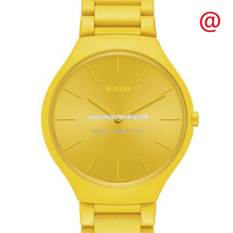 Rado TRUE THINLINE R27093632 Quartz Ceramic Gold