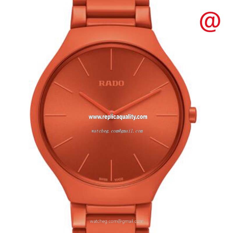 Rado TRUE THINLINE R27095652 Quartz Ceramic Orange 
