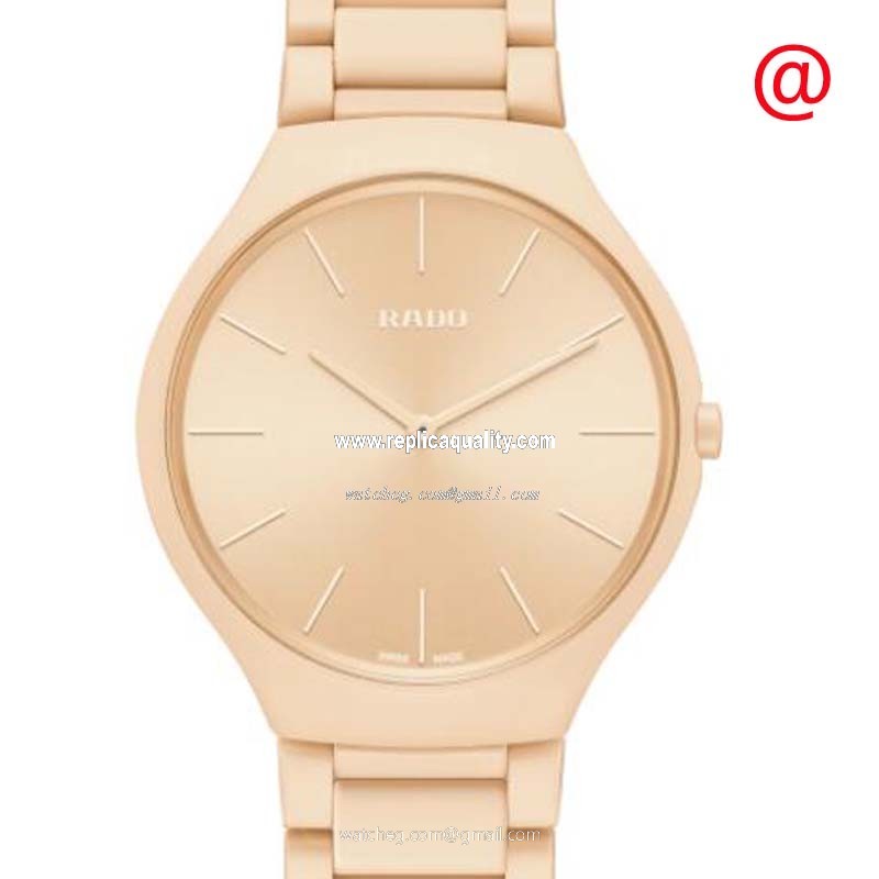Rado TRUE THINLINE R27097672 Quartz Ceramic Gold