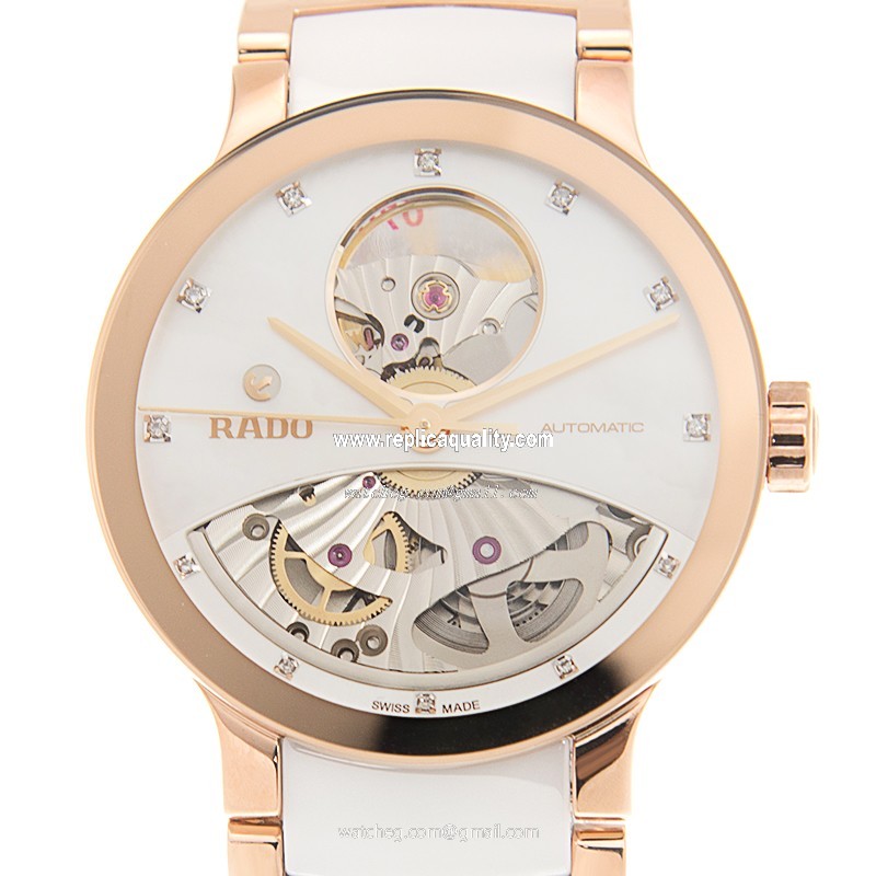 Rado CENTRIX R30248902 Automatic Gold-Plated & Stainless Steel White