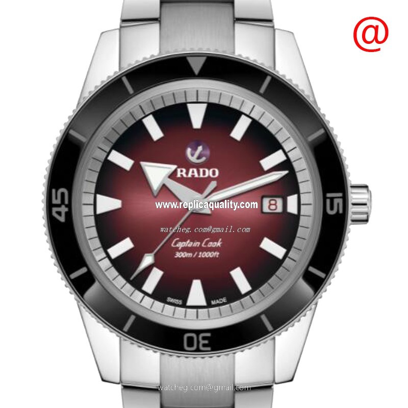 Rado CAPTAIN COOK R32105353 Automatic Stainless Steel Red