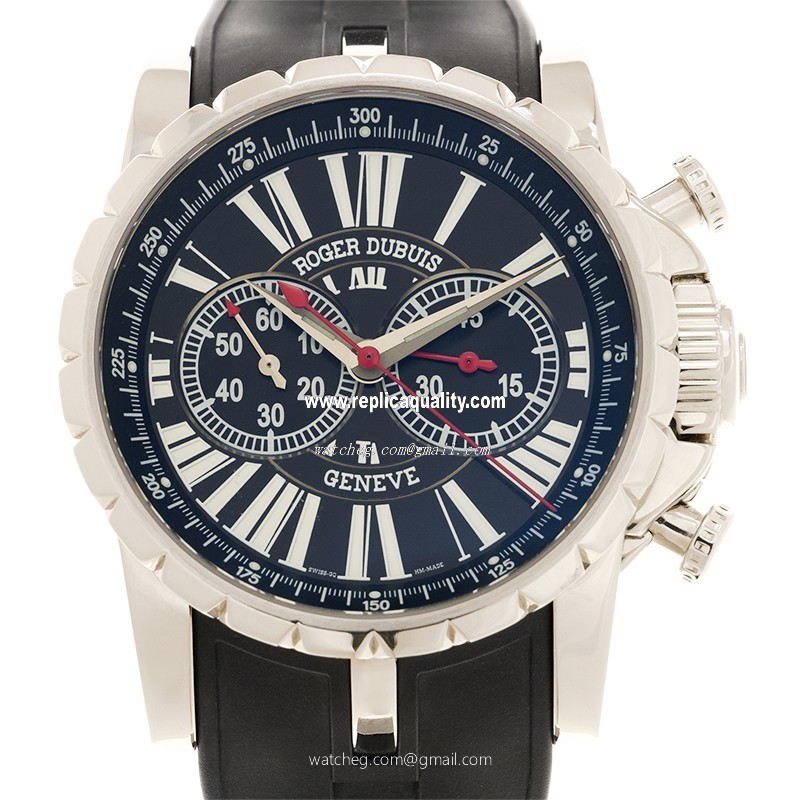 Roger Dubuis EXCALIBUR RDDBEX0180 Automatic Stainless Steel Black & White