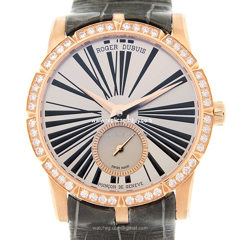 Roger Dubuis EXCALIBUR RDDBEX0275 Automatic 18kt Rose Gold & Diamonds White