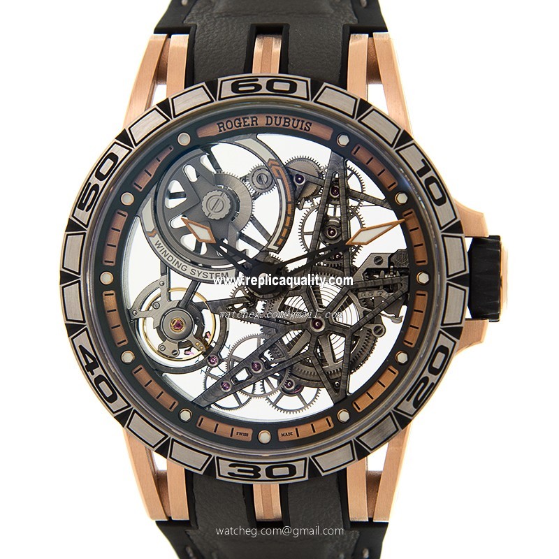 Roger Dubuis EXCALIBUR RDDBEX0574 Automatic Titanium Transparent Skull