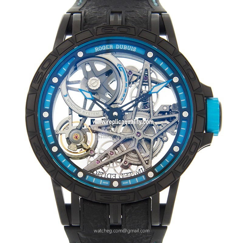 Roger Dubuis EXCALIBUR RDDBEX0575 Automatic Titanium Transparent Skull