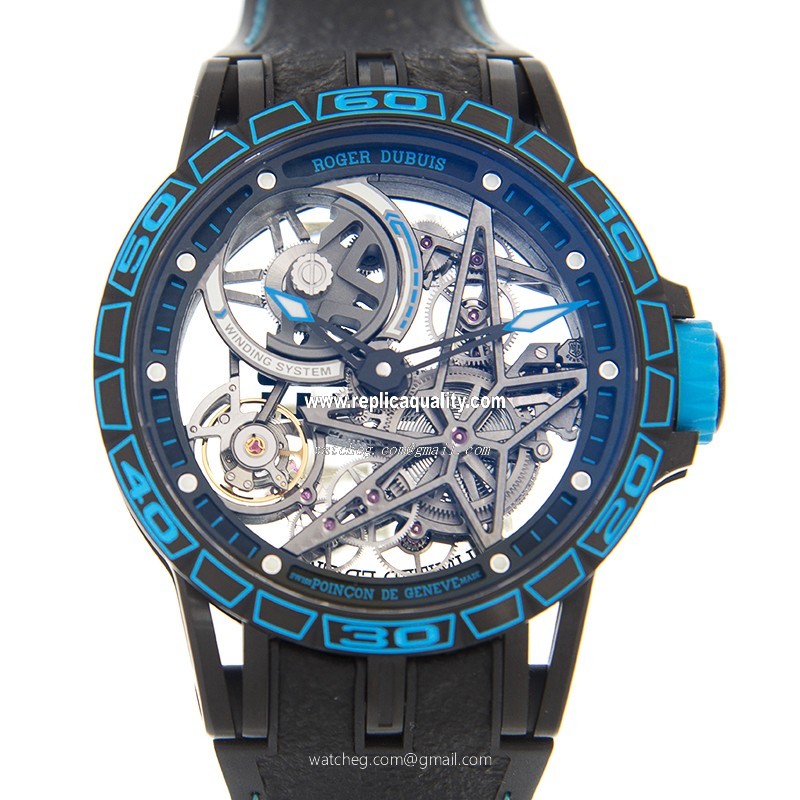 Roger Dubuis EXCALIBUR RDDBEX0696 Automatic Titanium Transparent Skull
