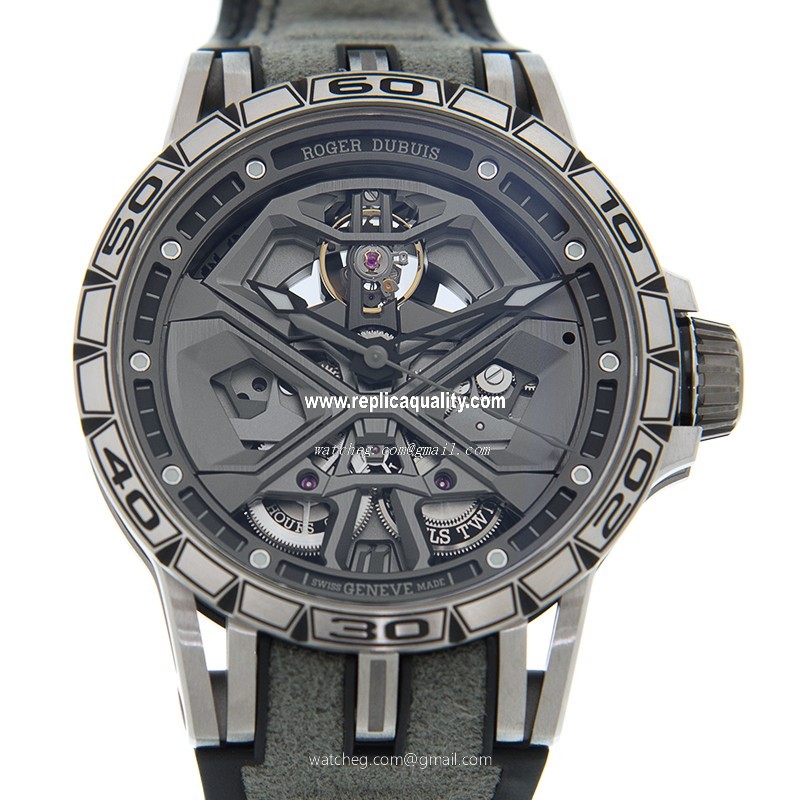 Roger Dubuis EXCALIBUR SPIDER RDDBEX0748 Automatic Titanium Transparent Skull