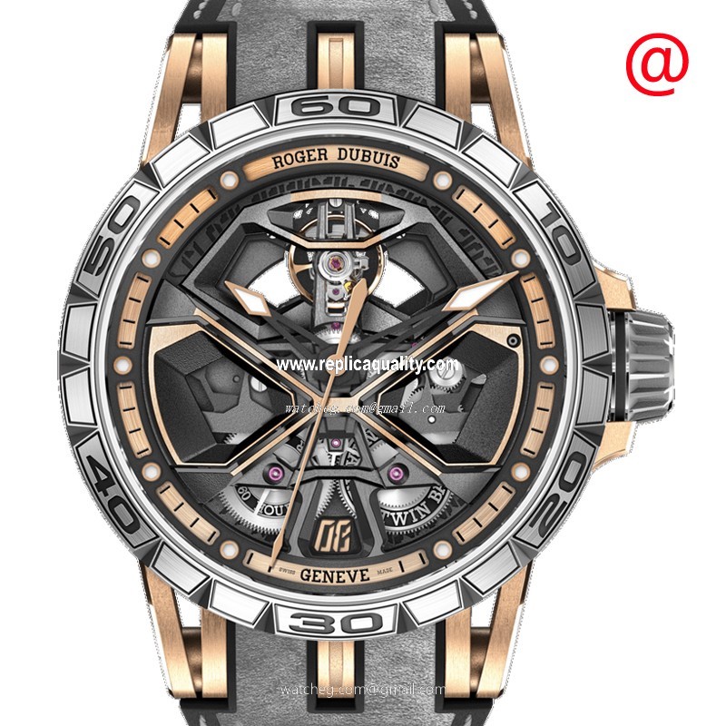 Roger Dubuis EXCALIBUR SPIDER RDDBEX0750 Automatic 18kt Rose Gold Gray