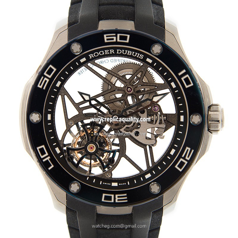 Roger Dubuis PULSION RDDBPU0010 Manual Wind Titanium Transparent Skull