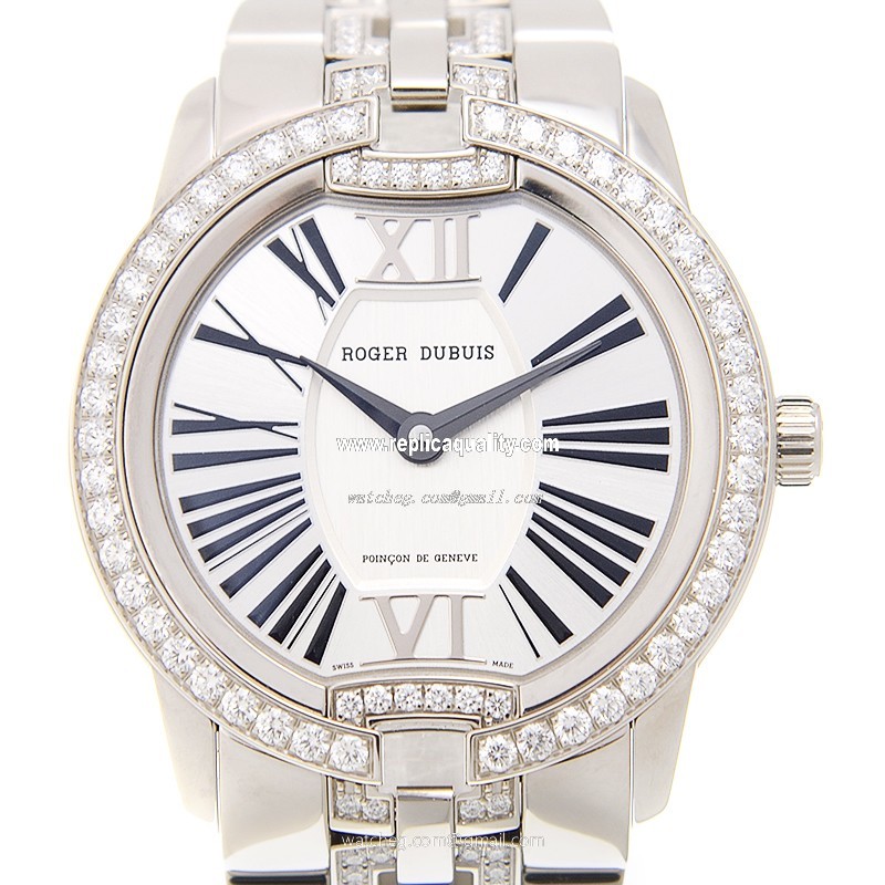 Roger Dubuis VELVET RDDBVE0001 Automatic 18kt White Gold & Diamond Silver