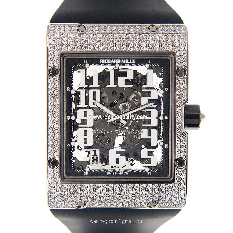 Richard Mille RM016-AJ WG Automatic 18kt White Gold & Diamond Black