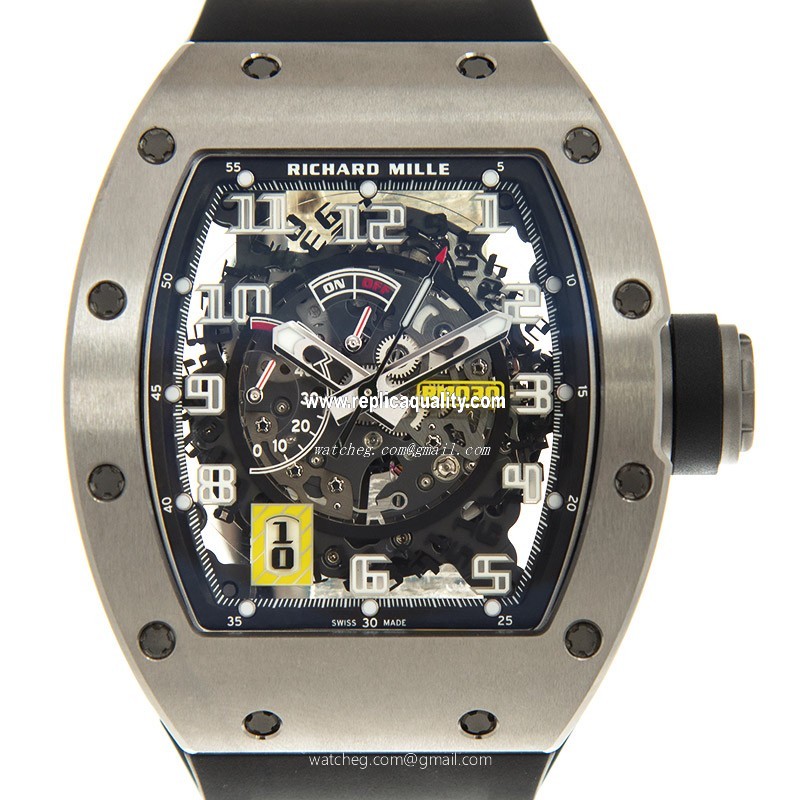Richard Mille MAN SERIES RM030 Ti Automatic Titanium Transparent Skull
