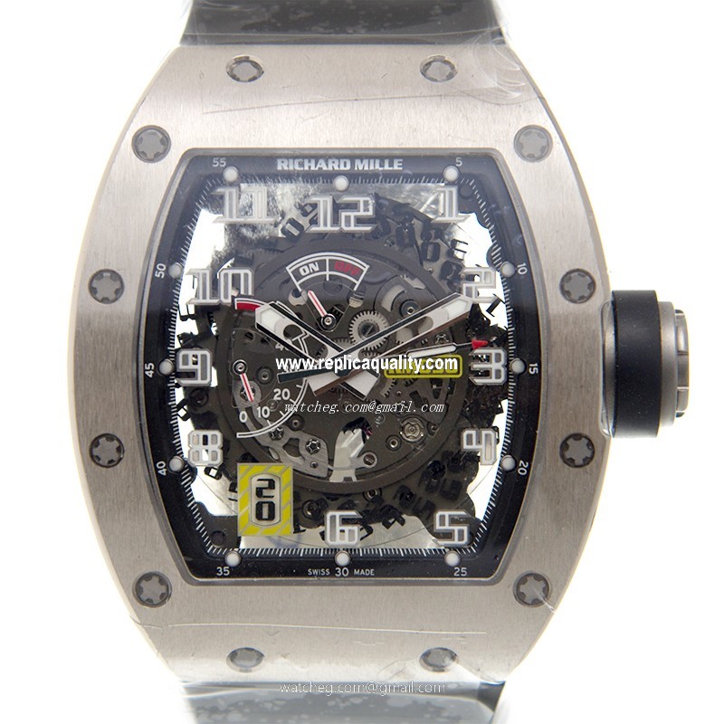 Richard Mille RM030-AL WG Automatic 18kt White Gold Transparent Skull