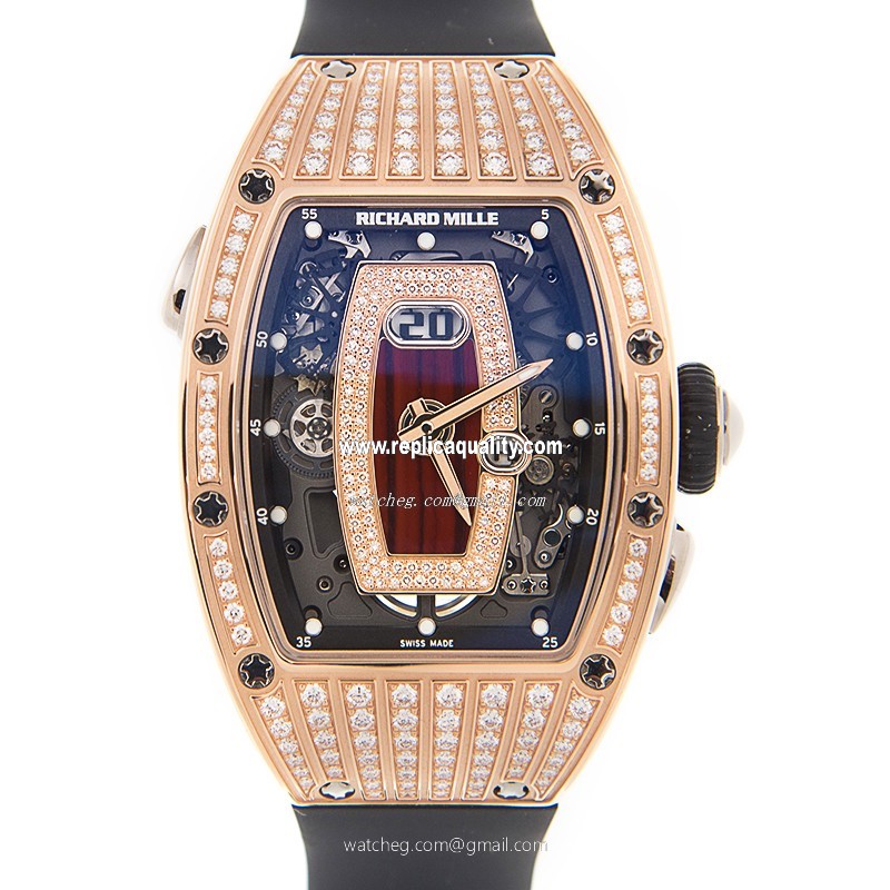 Richard Mille LADY SERIES RM037 RG-DIA Automatic 18kt Rose Gold Gold