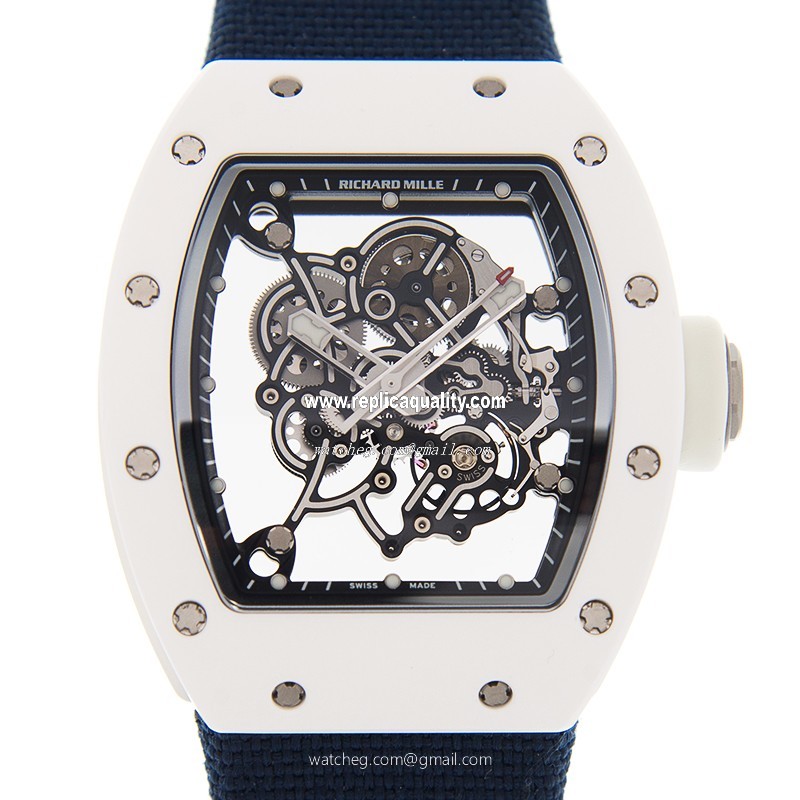 Richard Mille RM055 Manual Wind Ceramic Transparent Skull