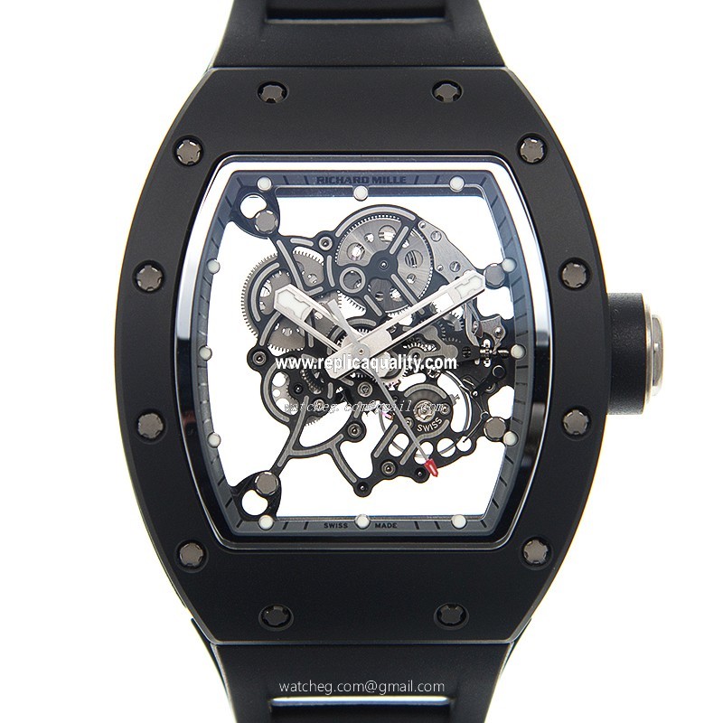 Richard Mille RM055-BUBBA Manual Wind Titanium Transparent Skull