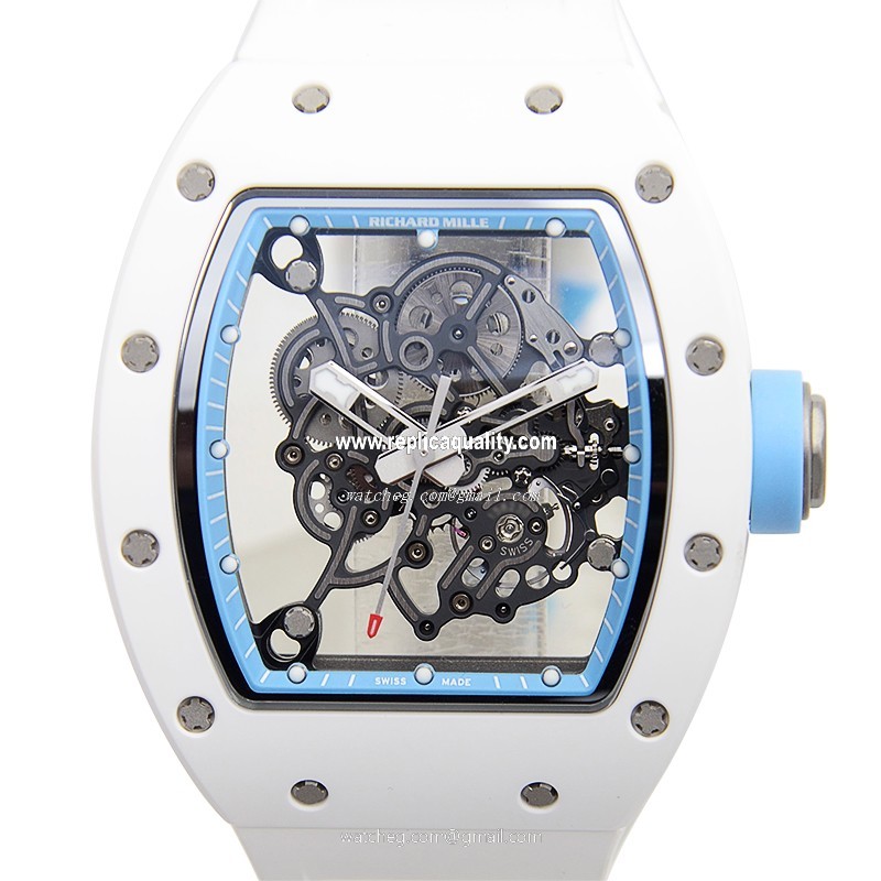 Richard Mille RM055 Manual Wind Titanium Transparent Skull