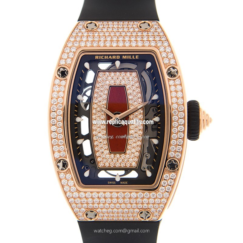 Richard Mille RM07-01RG Automatic 18kt Rose Magic & Diamond Black
