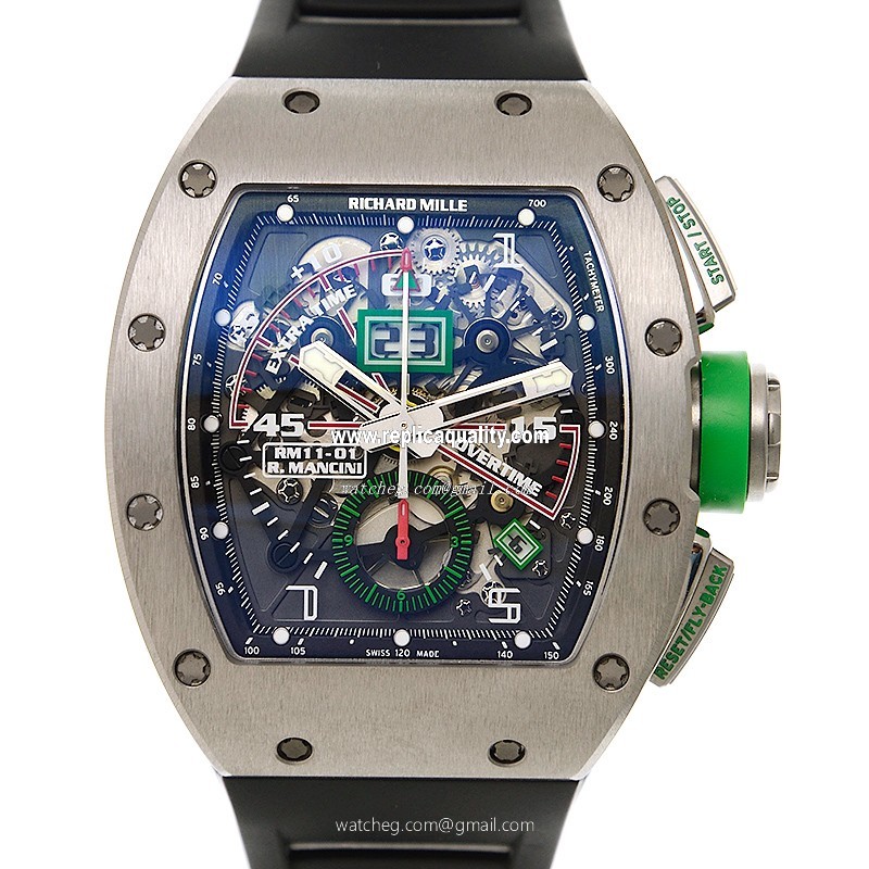 Richard Mille RM11-01 AN TI Automatic Titanium Silver