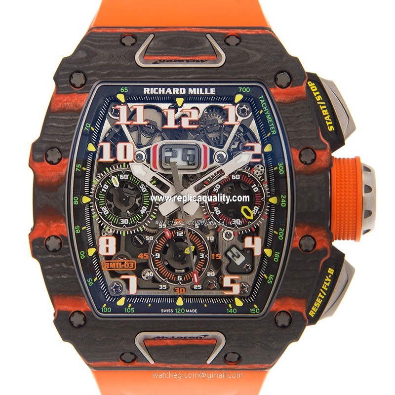 Richard Mille RM11-03 MCL CA-FQ Automatic Ceramic Silver