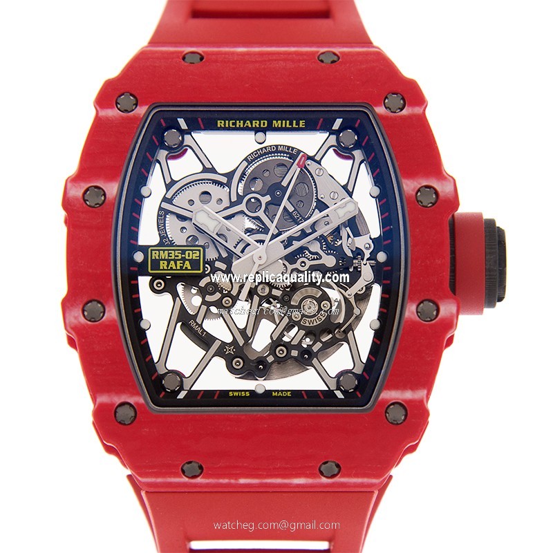 Richard Mille RM35-02 BABY NADAL QTPT Automatic Carbon Fiber Silver