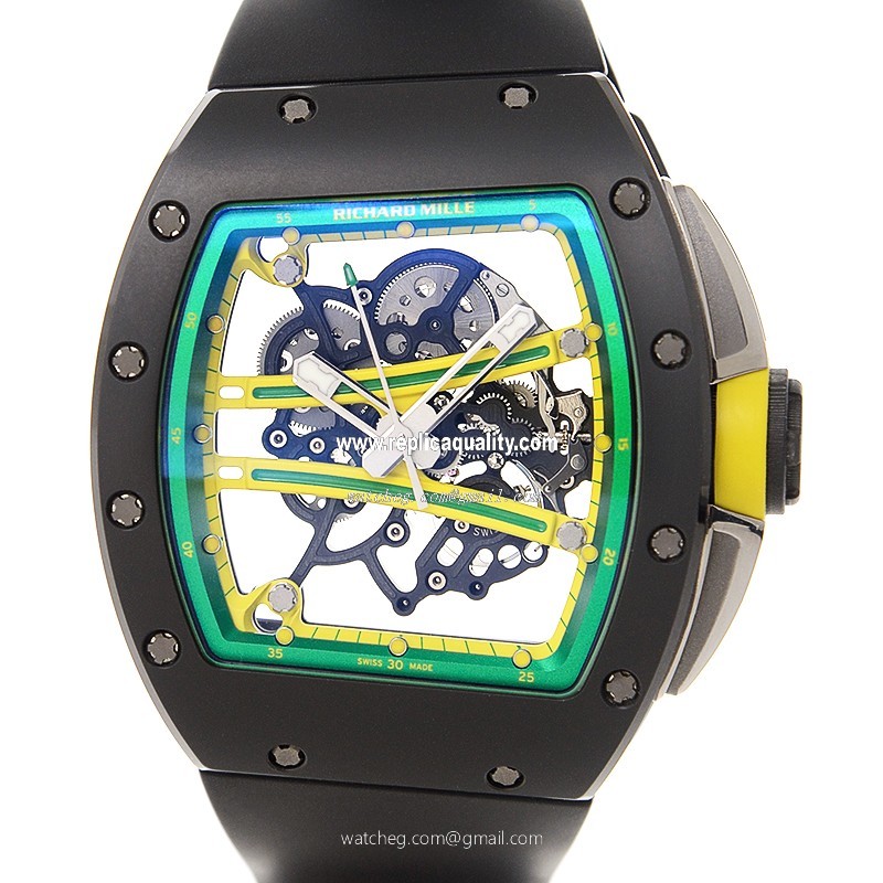 Richard Mille  RM61-01 Automatic Ceramic Transparent Skull