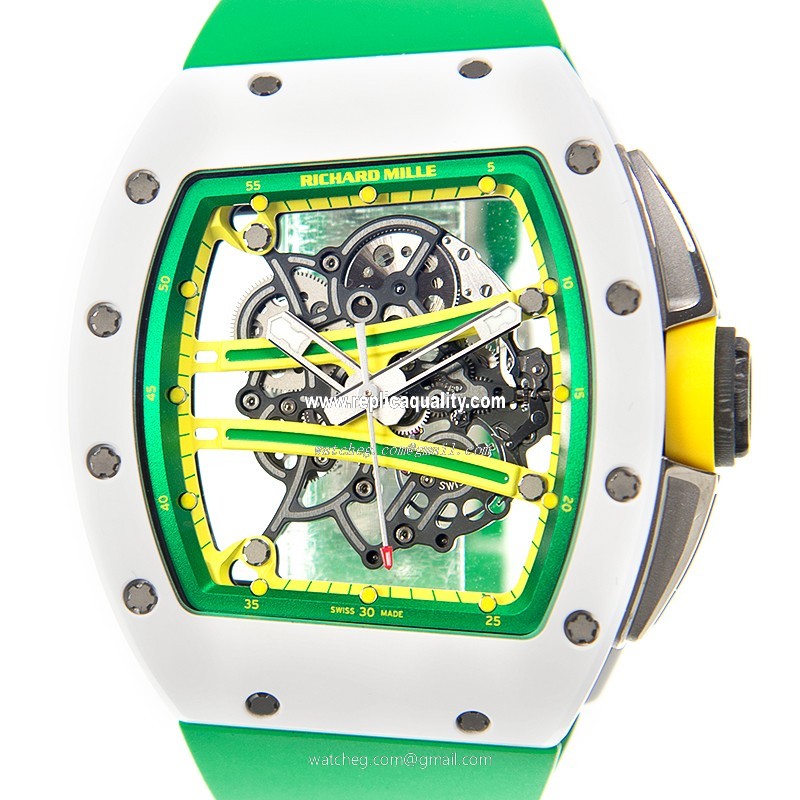 Richard Mille RM61-01CAATZ Automatic Ceramic Transparent Skull