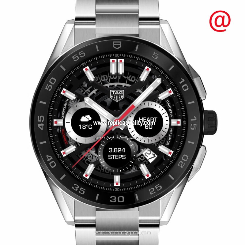 Tag Heuer CONNECTED SBG8A10.BA0646 INTELLIGENT Stainless Steel Black