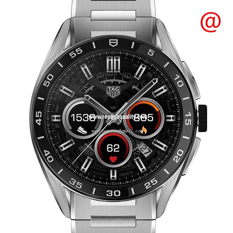Tag Heuer SMART WACHES SBR8A10.BA0616 INTELLIGENT Stainless Steel Black