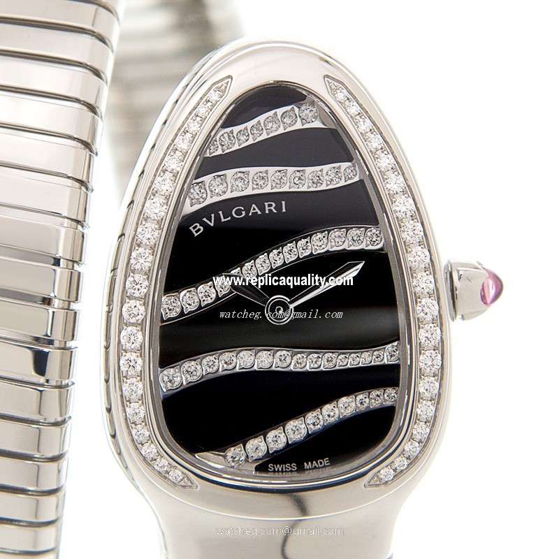 Bulgari SERPENTI SP35BDSDS.1T Quartz Stainless Steel Black
