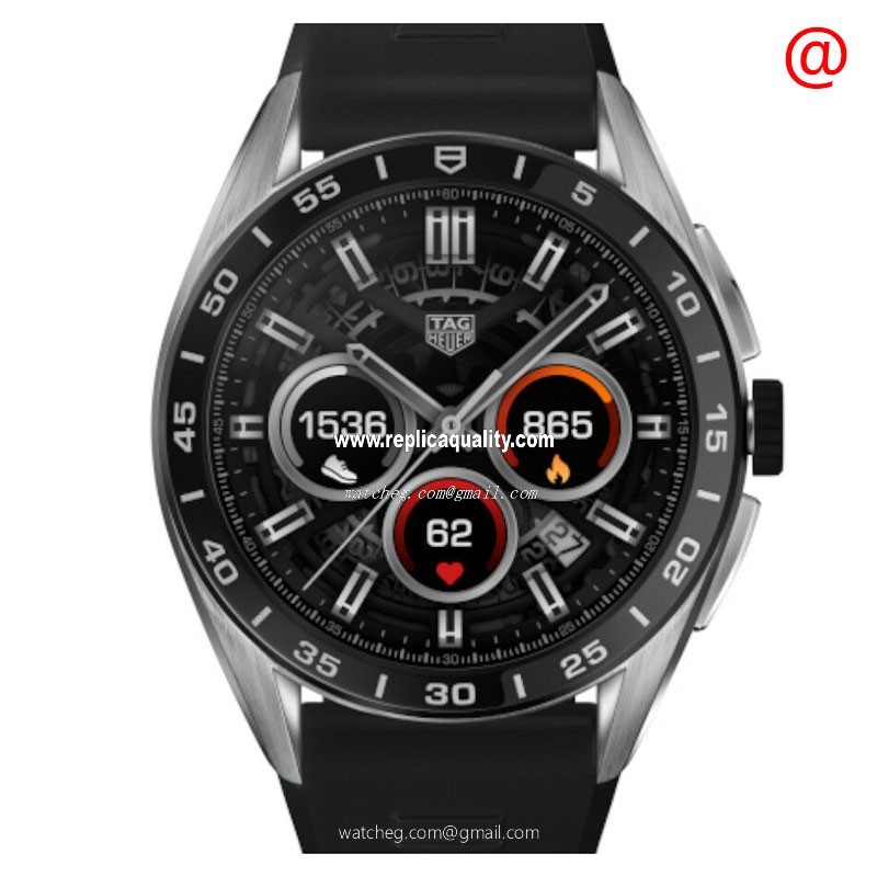 Tag Heuer SMART WACHES SRB8A10.BT6259 INTELLIGENT Stainless Steel Black