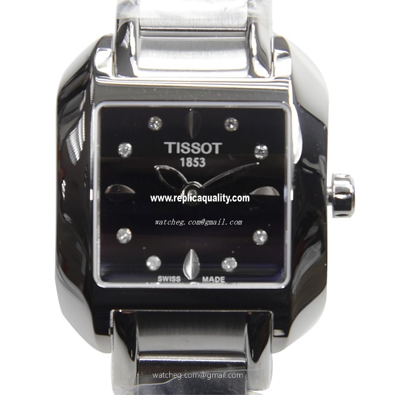 Tissot T-LADY T02.1.285.54 Quartz Stainless Steel Black