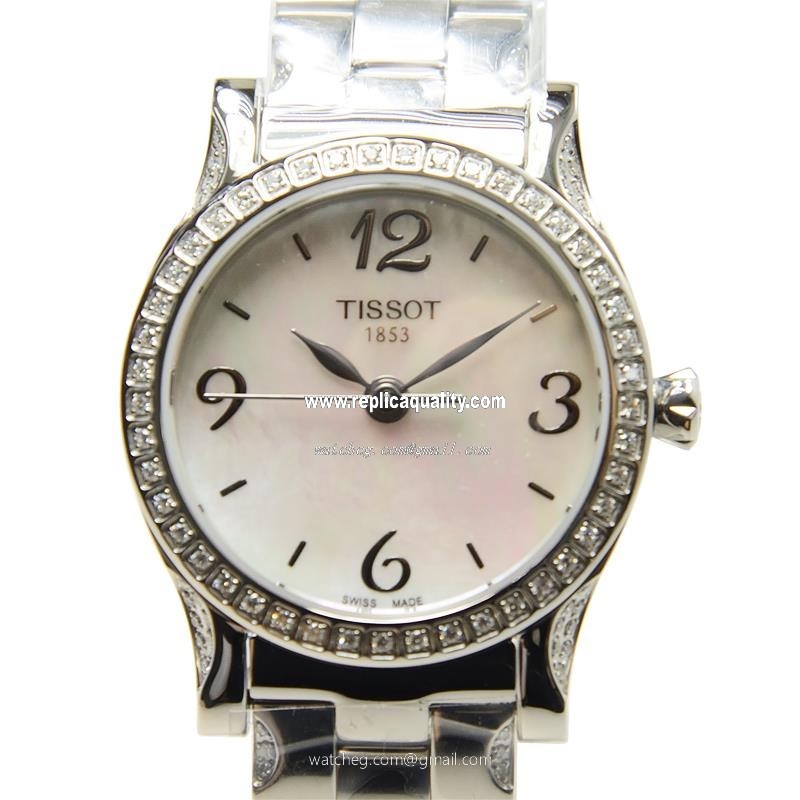 Tissot T-CLASSIC T028.210.11.117.00 Quartz Stainless Steel & Diamonds White
