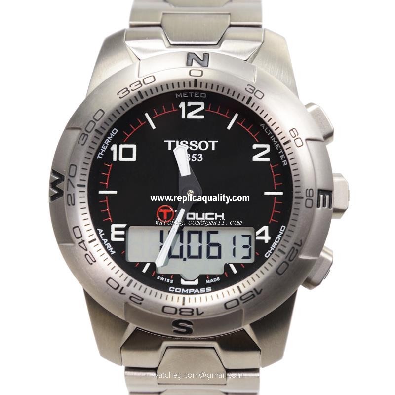 Tissot TOUCH COLLECTION T047.420.44.057.00 Quartz Titanium Black