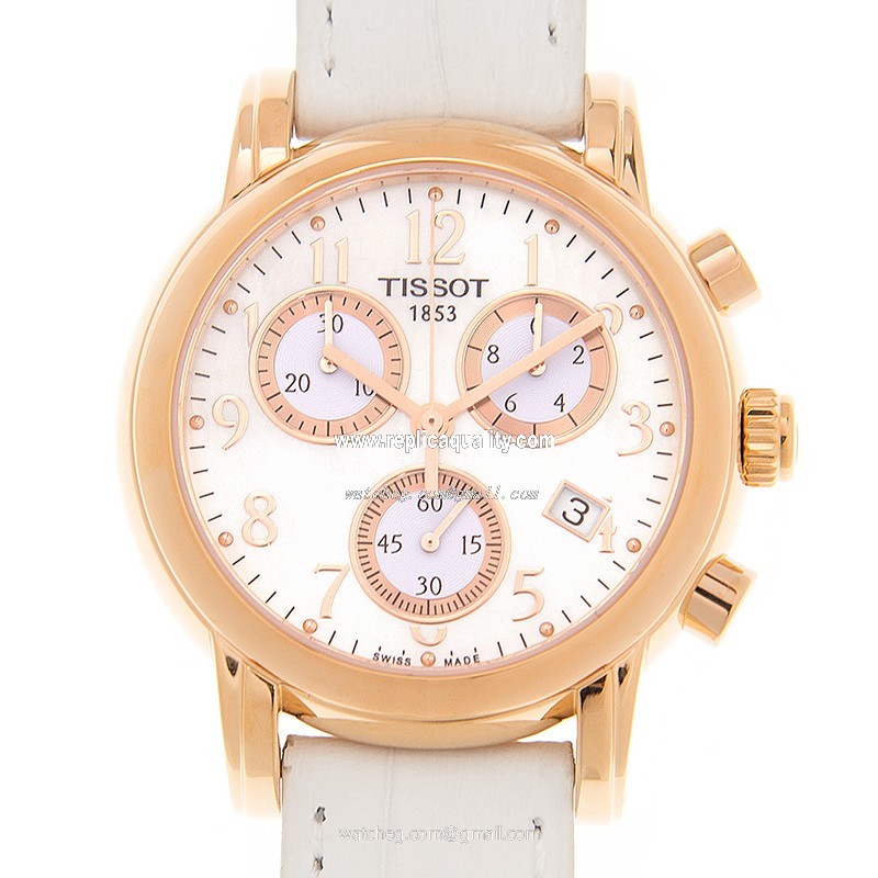 Tissot T-LADY T050.217.36.112.00 Quartz Stainless Steel White