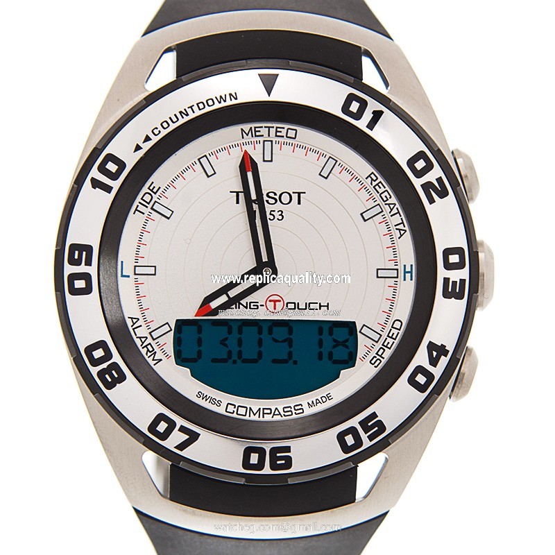 Tissot TOUCH COLLECTION T056.420.27.031.00 Quartz Stainless Steel White