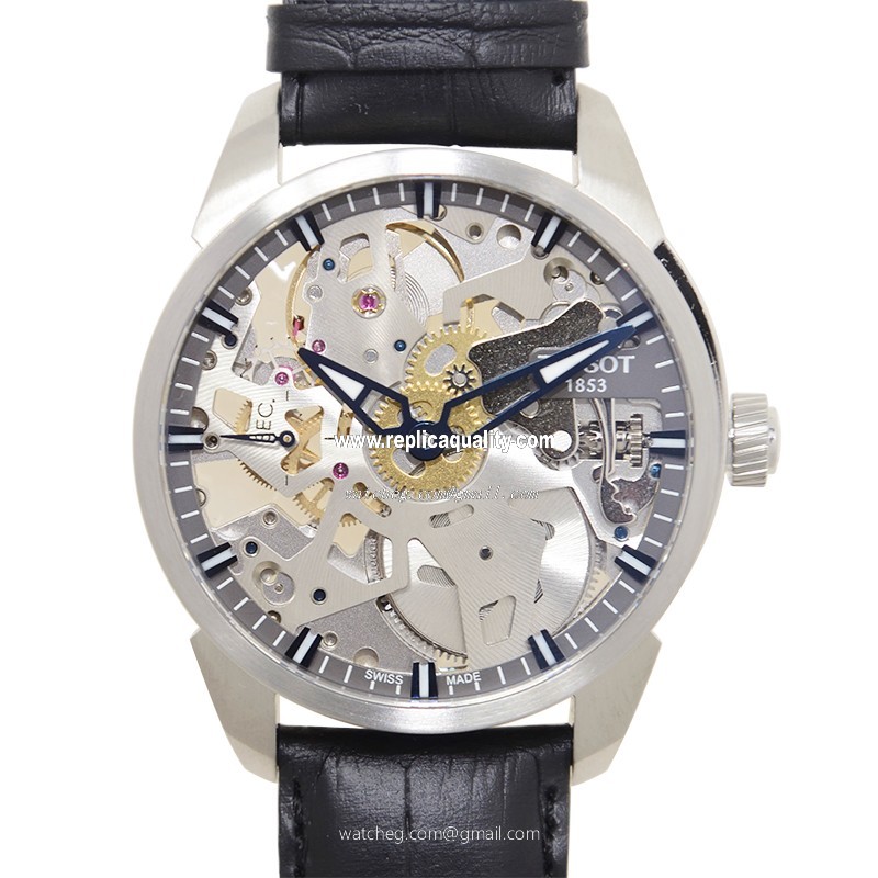 Tissot T-COMPLICATION SQUELETTE T070.405.16.411.00 Manual Wind Stainless Steel Transparent Skull