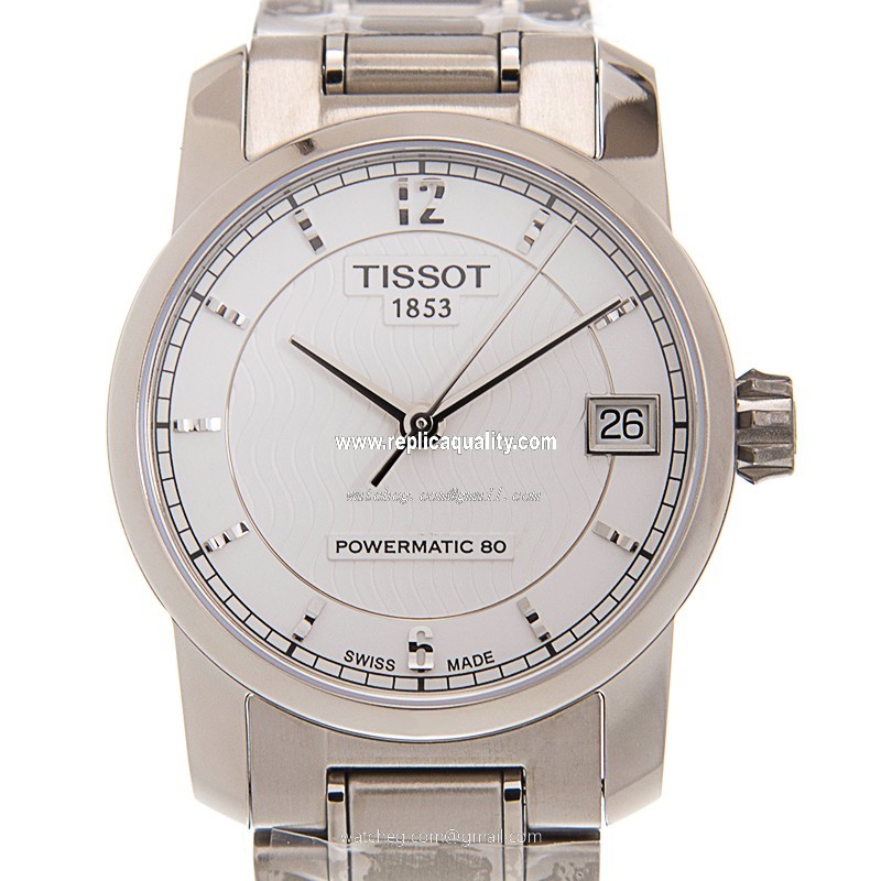 Tissot T-CLASSIC T087.207.44.037.00 Automatic Titanium Silvery & White