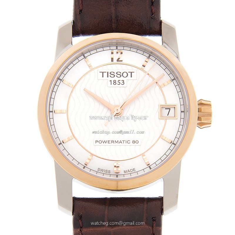 Tissot T-CLASSIC T087.207.56.117.00 Automatic 18kt Rose Gold White