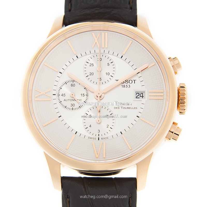 Tissot T-CLASSIC T099.427.36.038.00 Automatic 18kt Rose Gold Silver