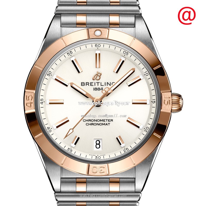 Breitling CHRONOMAT B01 U10380101A1U1 Automatic 18kt Rose Gold & Steel White