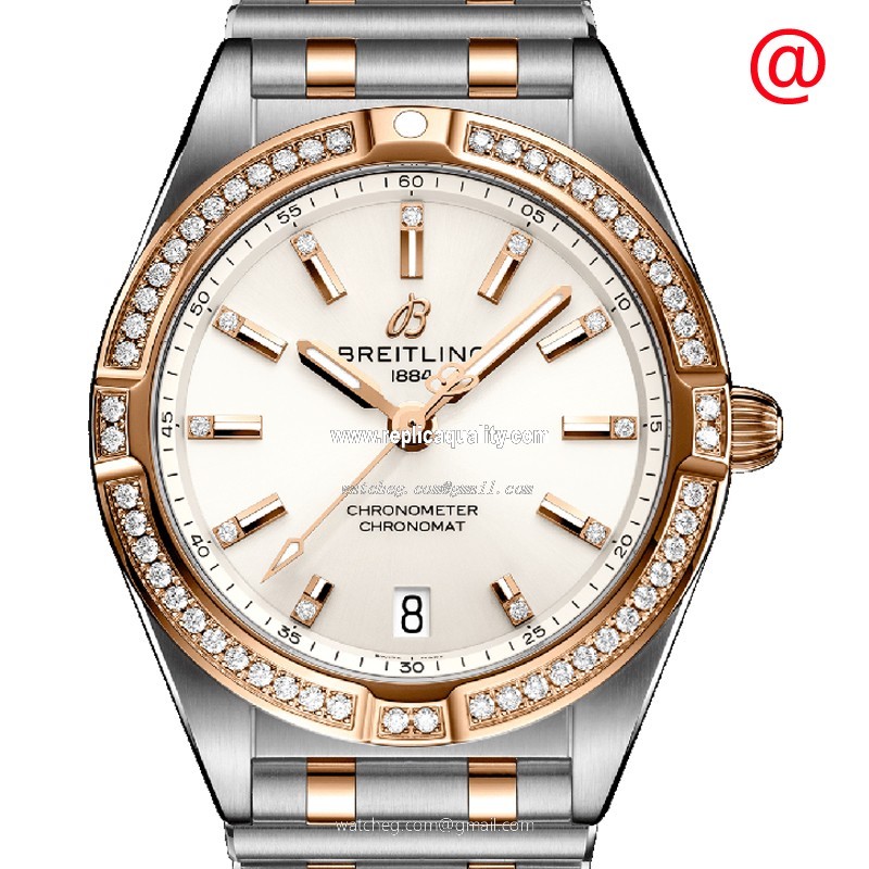 Breitling CHRONOMAT B01 U77310591A1U1 Quartz 18kt Rose Magic & Diamond White