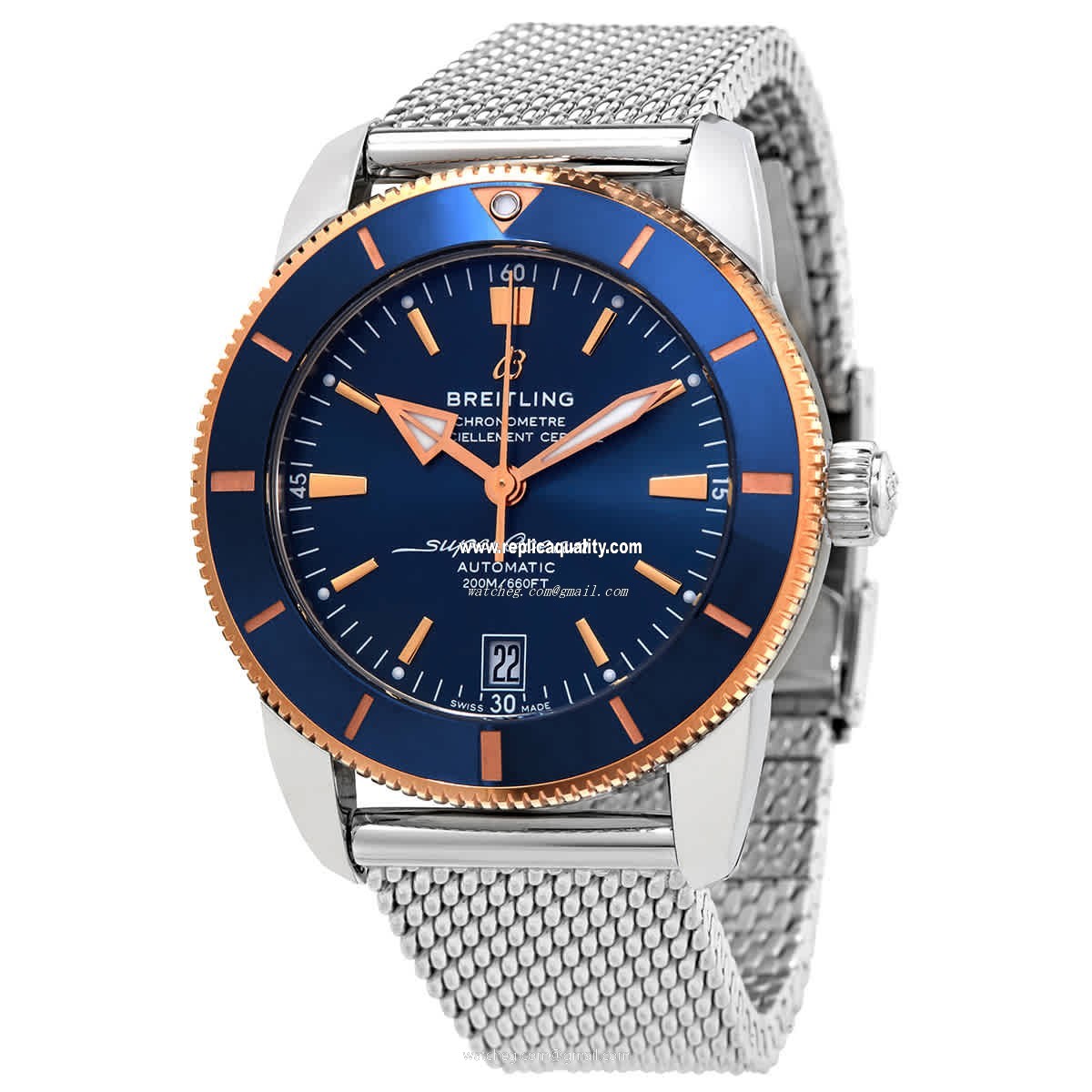 Breitling SUPEROCEAN HERITAGE UB2010161C1A1 Automatic Stainless Steel Blue