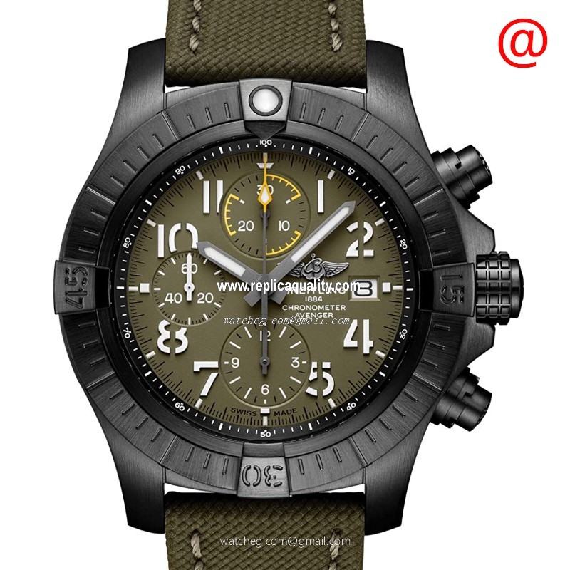 Breitling AVENGER II V13317101L1X2 Automatic Titanium Green