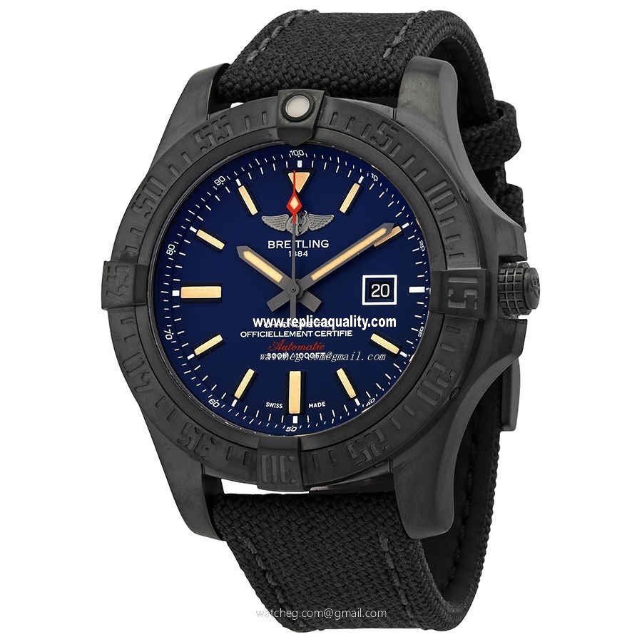 Breitling AVENGER II V173104A/CA23/100W Automatic Titanium Blue 